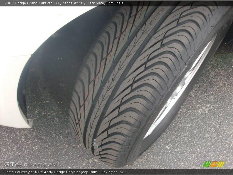 Stone White / Dark Slate/Light Shale 2008 Dodge Grand Caravan SXT