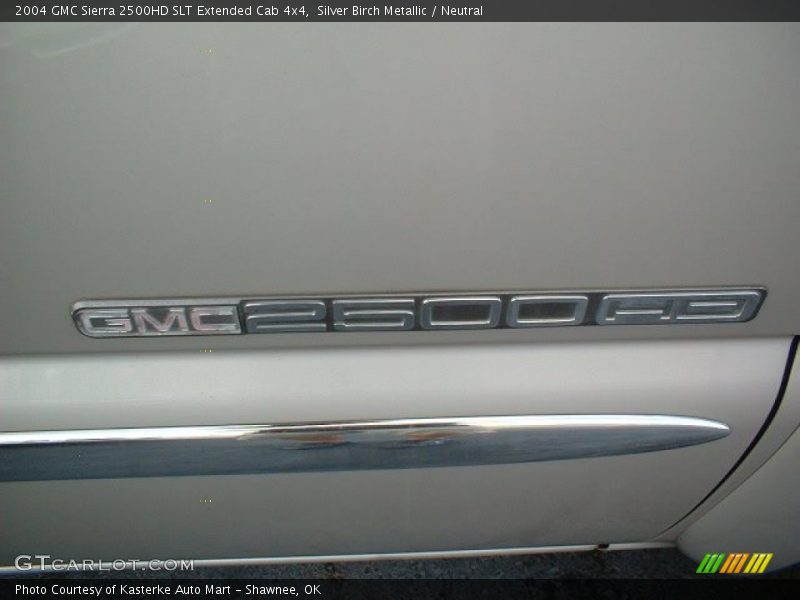 Silver Birch Metallic / Neutral 2004 GMC Sierra 2500HD SLT Extended Cab 4x4