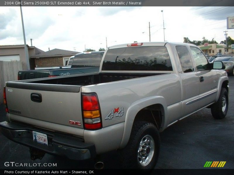 Silver Birch Metallic / Neutral 2004 GMC Sierra 2500HD SLT Extended Cab 4x4