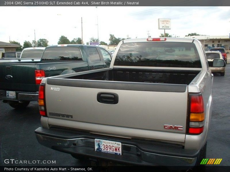 Silver Birch Metallic / Neutral 2004 GMC Sierra 2500HD SLT Extended Cab 4x4