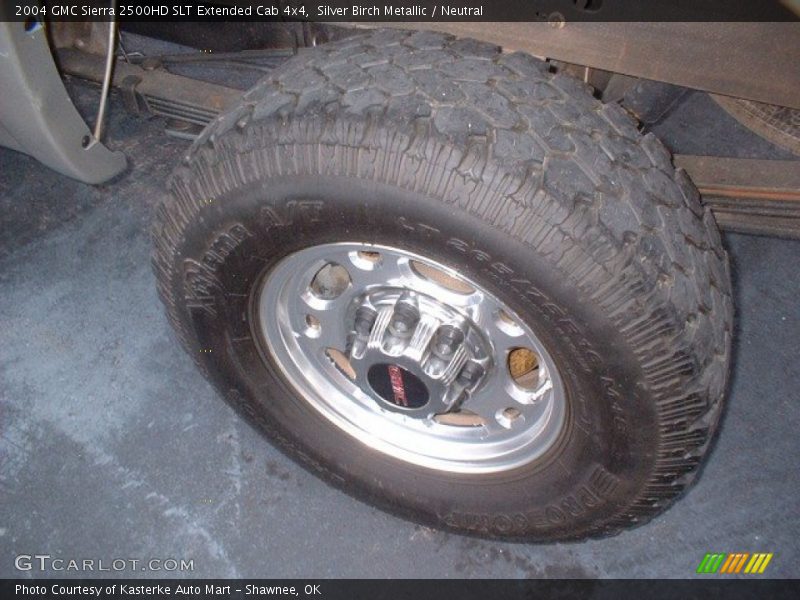 Silver Birch Metallic / Neutral 2004 GMC Sierra 2500HD SLT Extended Cab 4x4