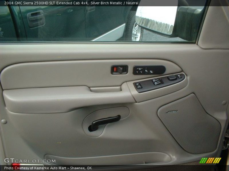 Silver Birch Metallic / Neutral 2004 GMC Sierra 2500HD SLT Extended Cab 4x4
