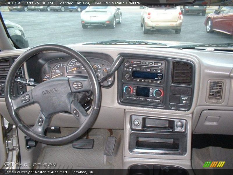 Silver Birch Metallic / Neutral 2004 GMC Sierra 2500HD SLT Extended Cab 4x4