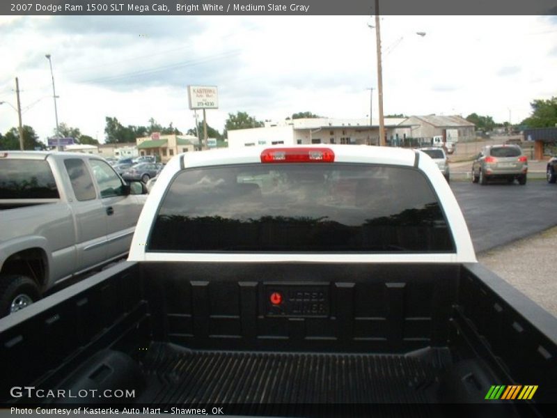 Bright White / Medium Slate Gray 2007 Dodge Ram 1500 SLT Mega Cab
