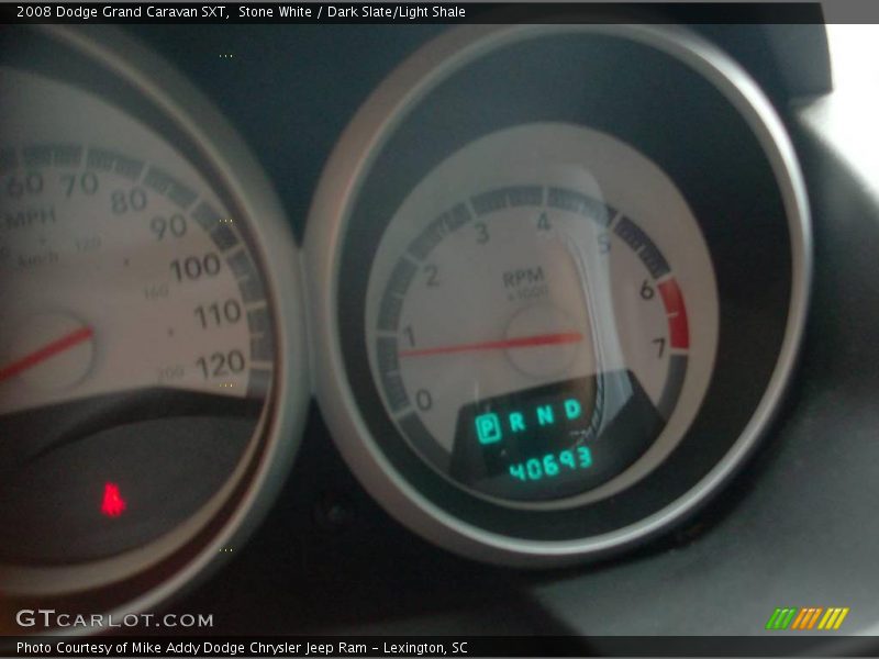 Stone White / Dark Slate/Light Shale 2008 Dodge Grand Caravan SXT