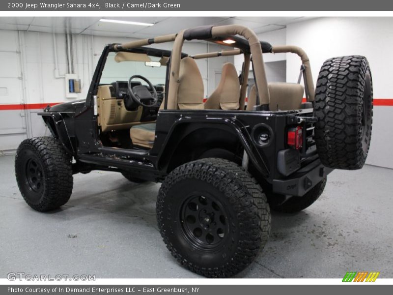 Black / Camel/Dark Green 2000 Jeep Wrangler Sahara 4x4