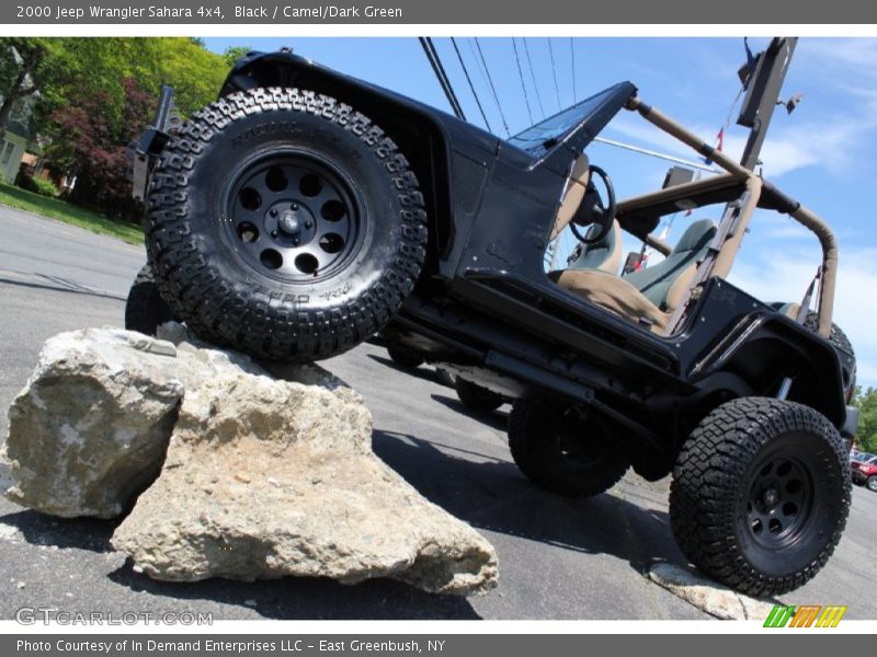 Black / Camel/Dark Green 2000 Jeep Wrangler Sahara 4x4