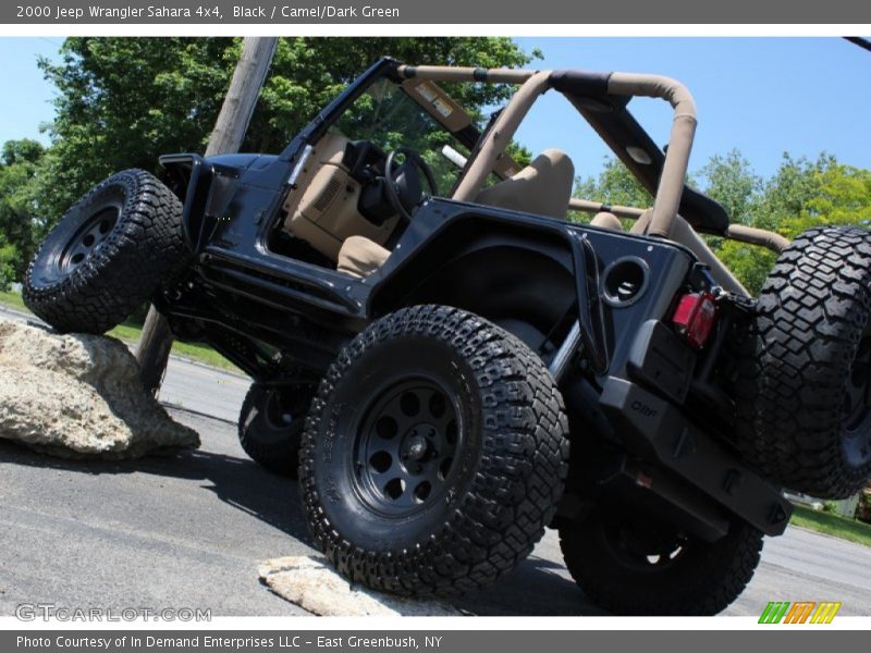 Black / Camel/Dark Green 2000 Jeep Wrangler Sahara 4x4