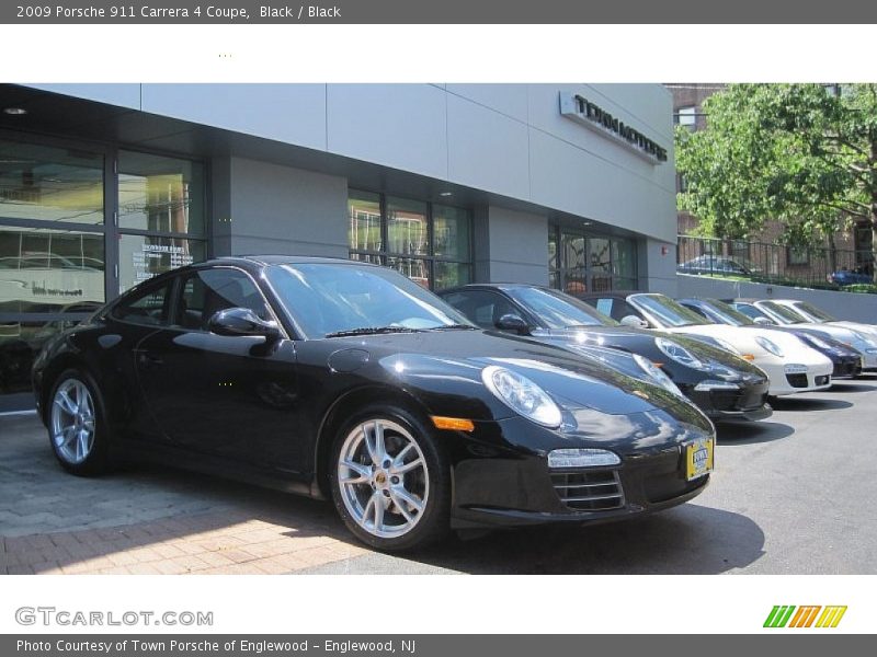 Black / Black 2009 Porsche 911 Carrera 4 Coupe