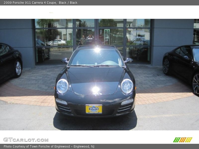 Black / Black 2009 Porsche 911 Carrera 4 Coupe