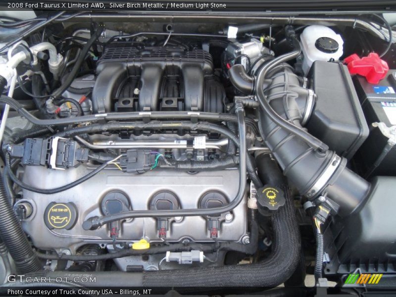 Silver Birch Metallic / Medium Light Stone 2008 Ford Taurus X Limited AWD