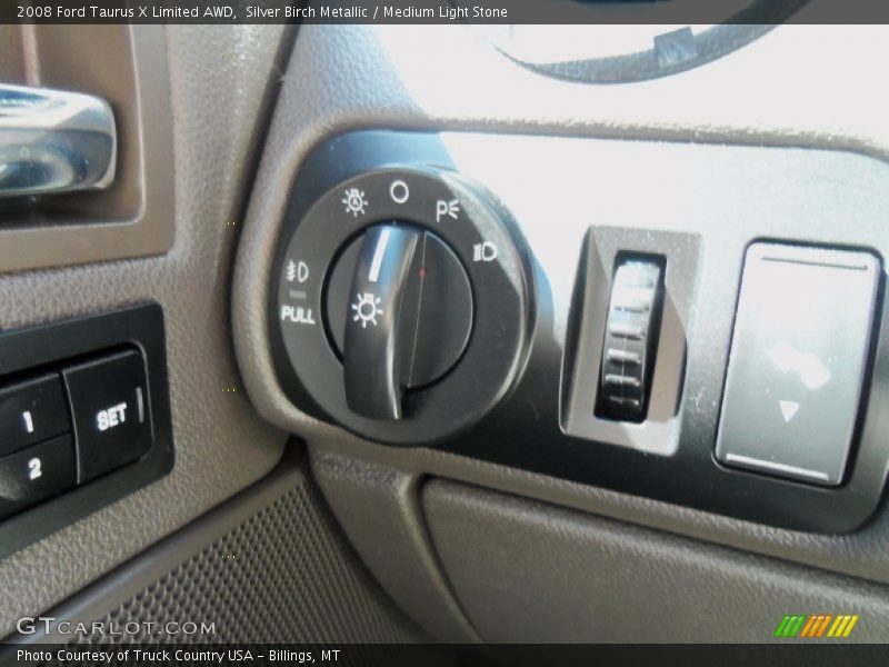 Silver Birch Metallic / Medium Light Stone 2008 Ford Taurus X Limited AWD