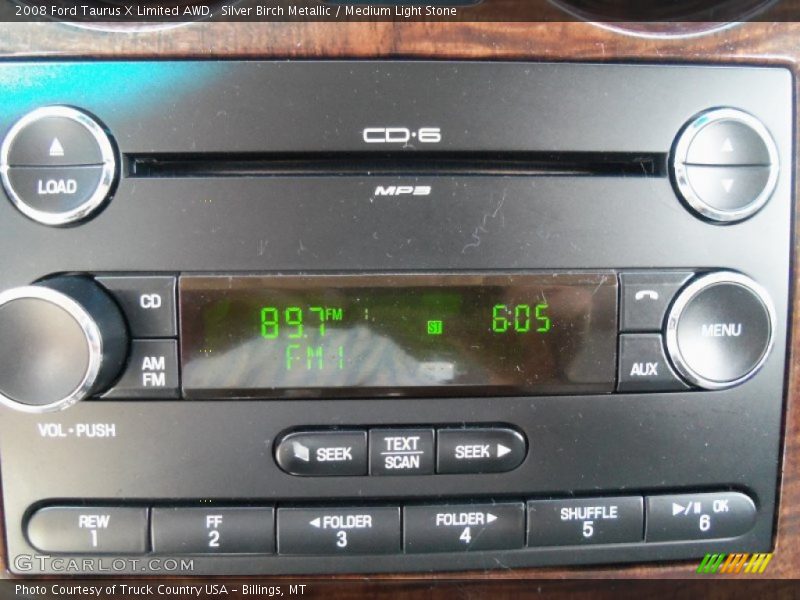 Silver Birch Metallic / Medium Light Stone 2008 Ford Taurus X Limited AWD