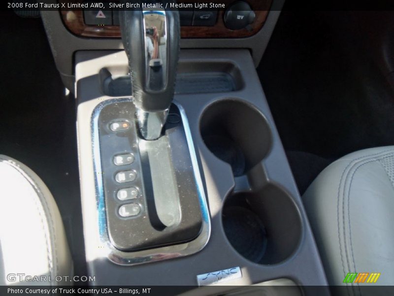 Silver Birch Metallic / Medium Light Stone 2008 Ford Taurus X Limited AWD