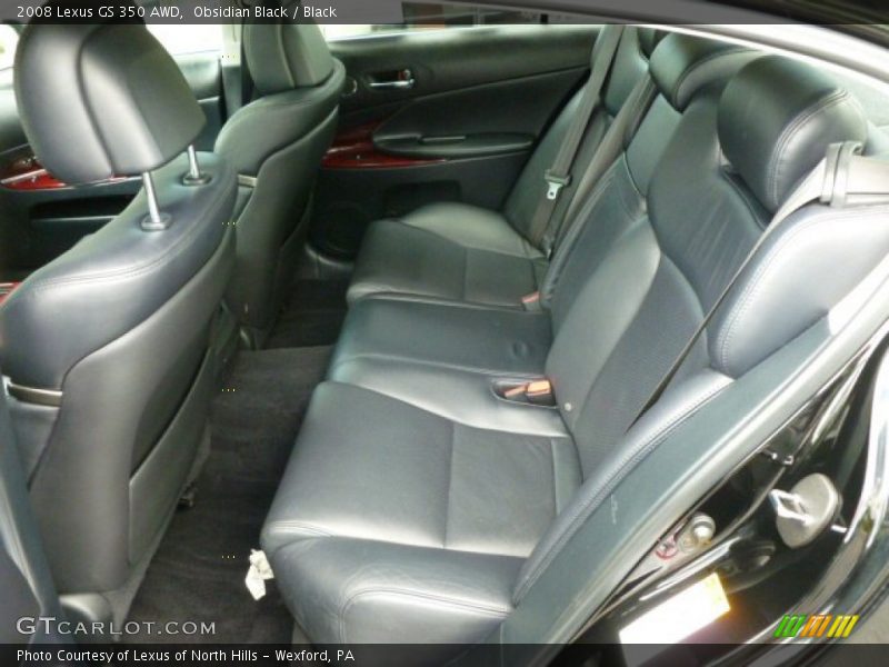 Obsidian Black / Black 2008 Lexus GS 350 AWD