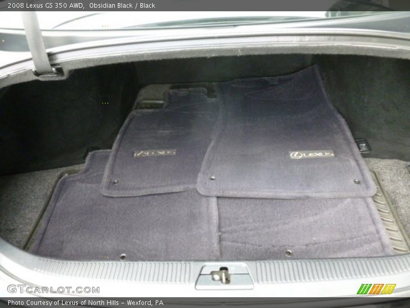 Obsidian Black / Black 2008 Lexus GS 350 AWD