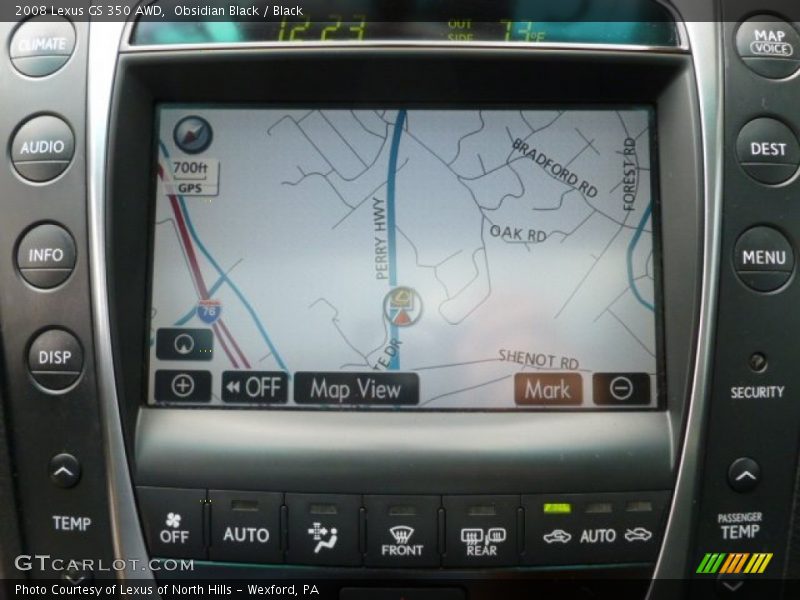 Obsidian Black / Black 2008 Lexus GS 350 AWD