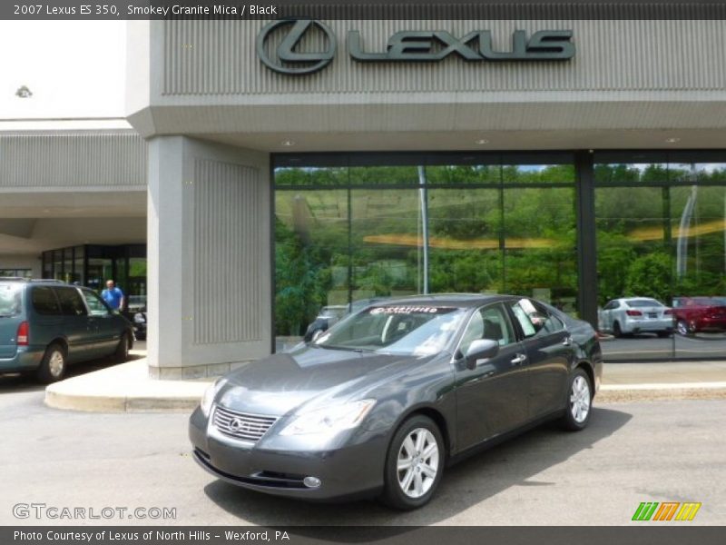 Smokey Granite Mica / Black 2007 Lexus ES 350