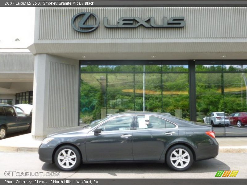 Smokey Granite Mica / Black 2007 Lexus ES 350