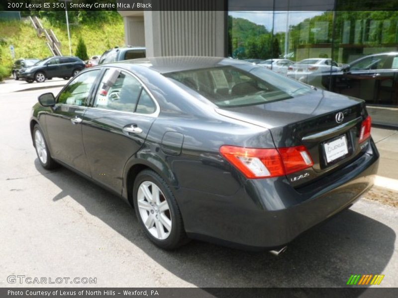 Smokey Granite Mica / Black 2007 Lexus ES 350
