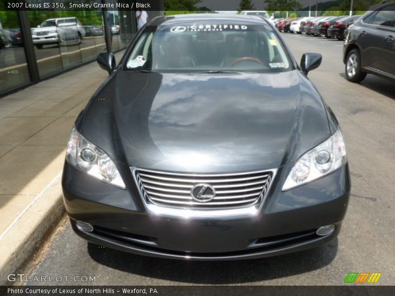 Smokey Granite Mica / Black 2007 Lexus ES 350