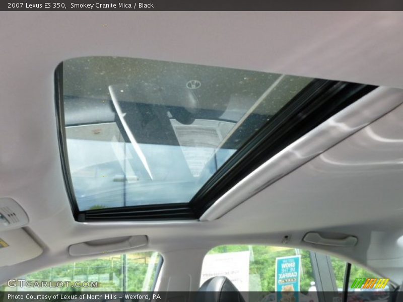 Smokey Granite Mica / Black 2007 Lexus ES 350