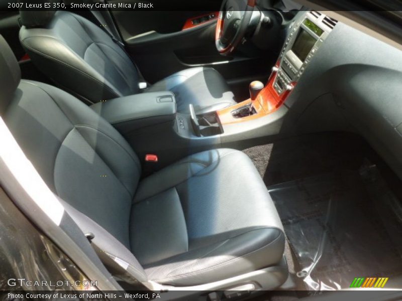 Smokey Granite Mica / Black 2007 Lexus ES 350
