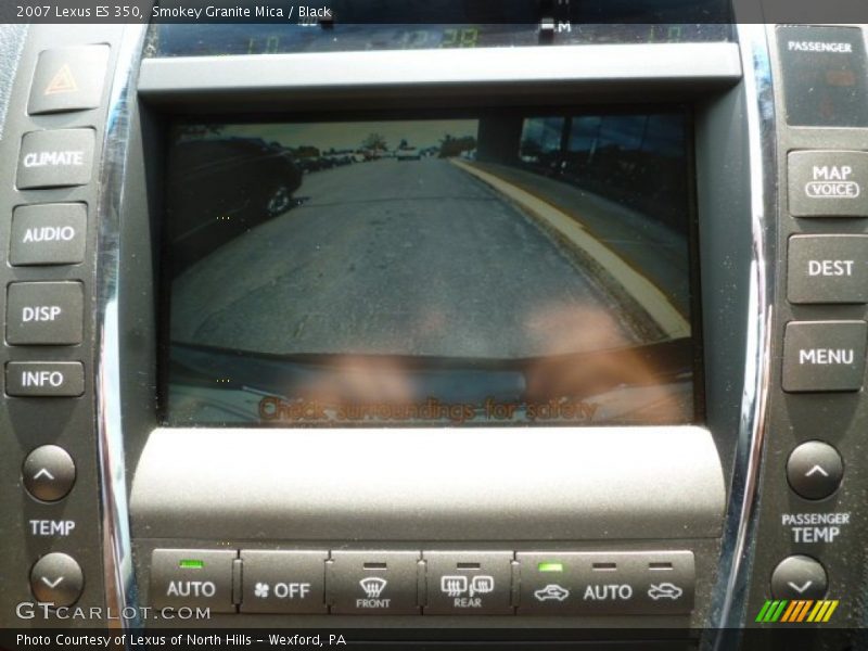 Smokey Granite Mica / Black 2007 Lexus ES 350