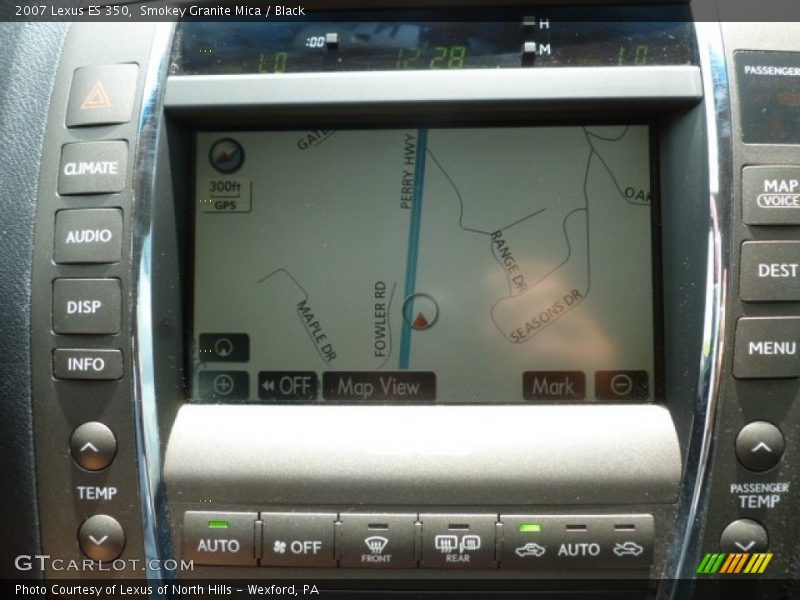 Smokey Granite Mica / Black 2007 Lexus ES 350