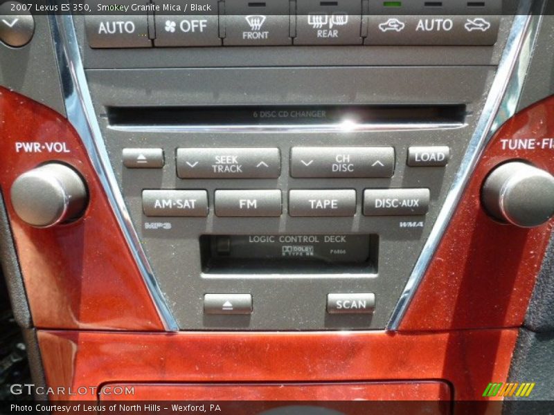 Smokey Granite Mica / Black 2007 Lexus ES 350