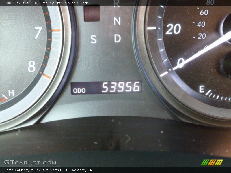 Smokey Granite Mica / Black 2007 Lexus ES 350