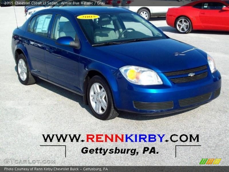 Arrival Blue Metallic / Gray 2005 Chevrolet Cobalt LS Sedan