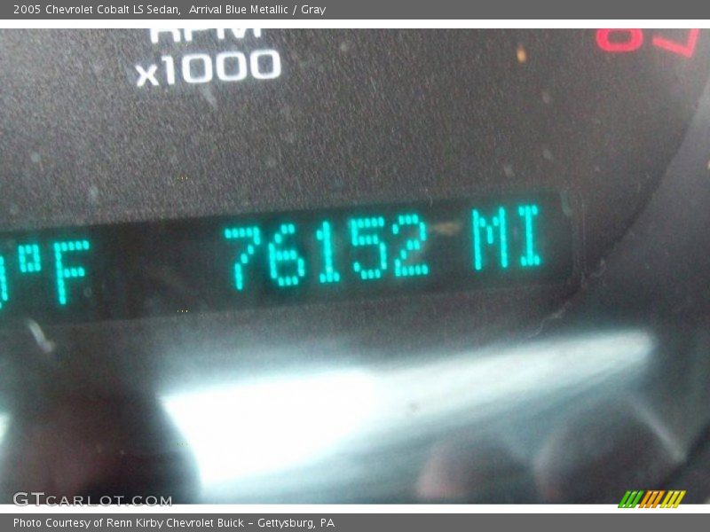 Arrival Blue Metallic / Gray 2005 Chevrolet Cobalt LS Sedan