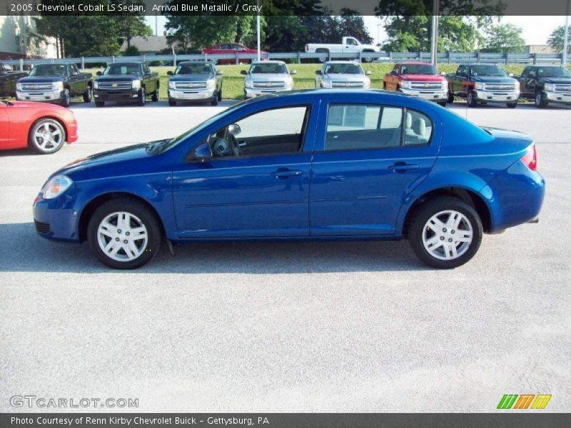 Arrival Blue Metallic / Gray 2005 Chevrolet Cobalt LS Sedan