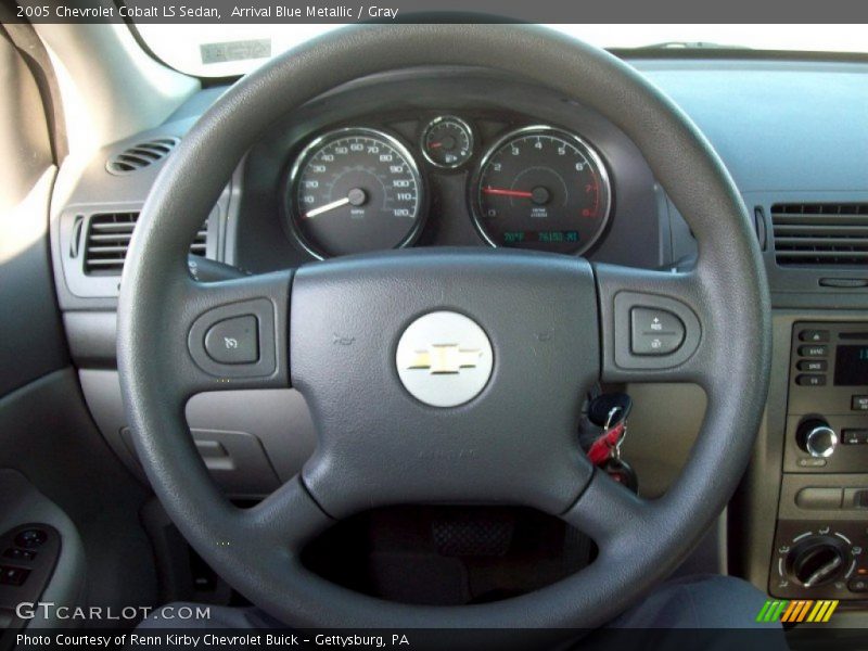 Arrival Blue Metallic / Gray 2005 Chevrolet Cobalt LS Sedan