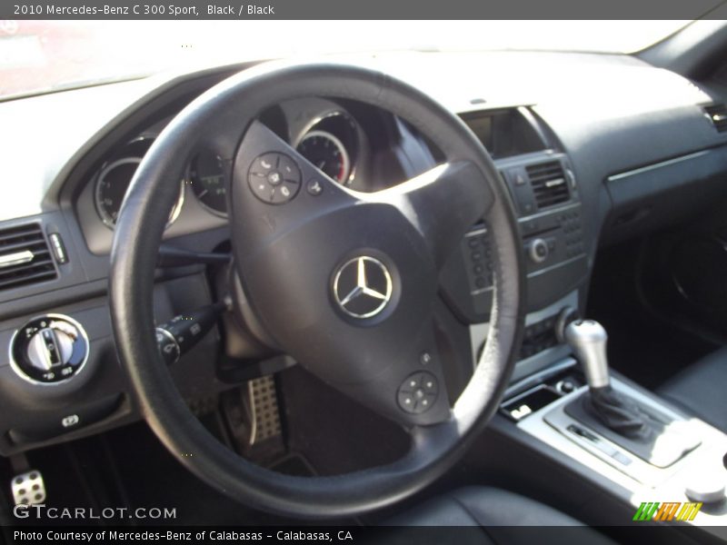 Black / Black 2010 Mercedes-Benz C 300 Sport