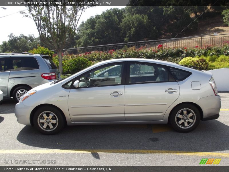 Classic Silver Metallic / Gray 2008 Toyota Prius Hybrid Touring