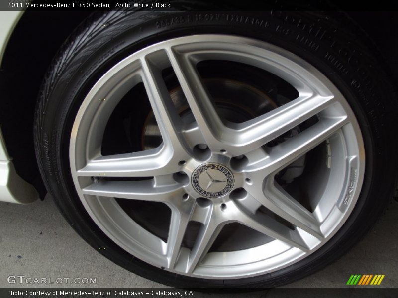 Arctic White / Black 2011 Mercedes-Benz E 350 Sedan