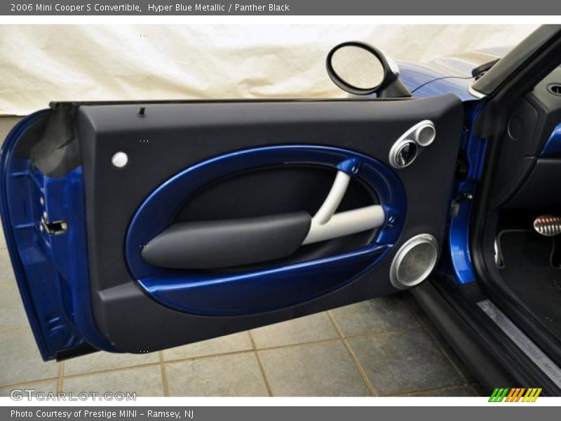 Hyper Blue Metallic / Panther Black 2006 Mini Cooper S Convertible