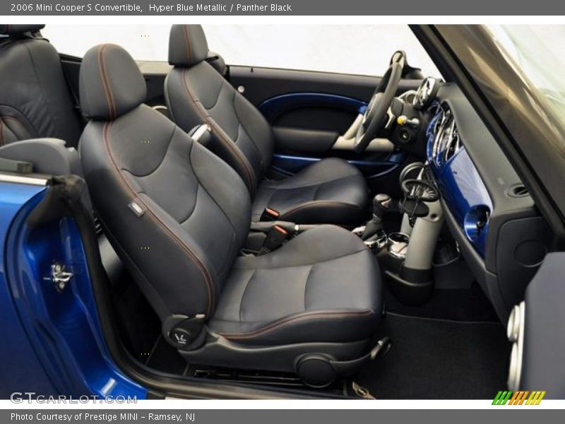 Hyper Blue Metallic / Panther Black 2006 Mini Cooper S Convertible