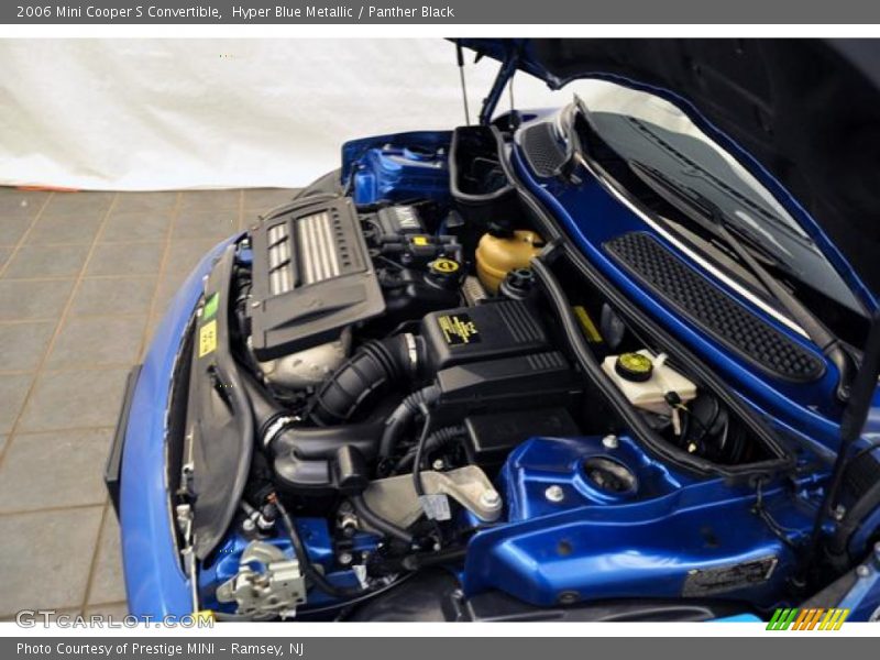 Hyper Blue Metallic / Panther Black 2006 Mini Cooper S Convertible