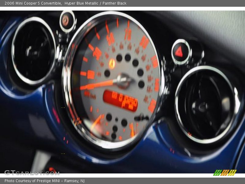 Hyper Blue Metallic / Panther Black 2006 Mini Cooper S Convertible