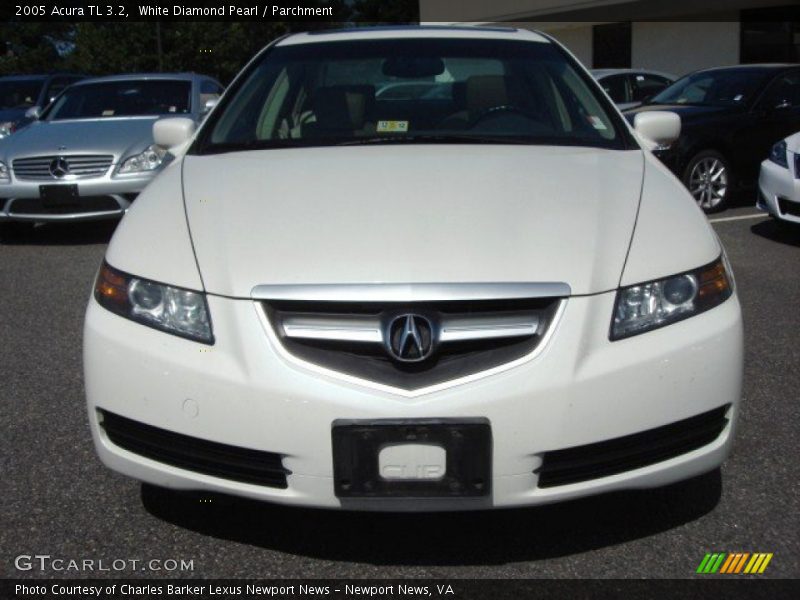White Diamond Pearl / Parchment 2005 Acura TL 3.2