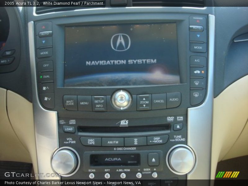 White Diamond Pearl / Parchment 2005 Acura TL 3.2