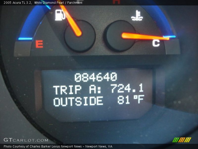 White Diamond Pearl / Parchment 2005 Acura TL 3.2