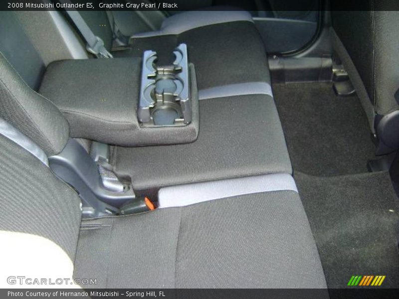 Graphite Gray Pearl / Black 2008 Mitsubishi Outlander ES