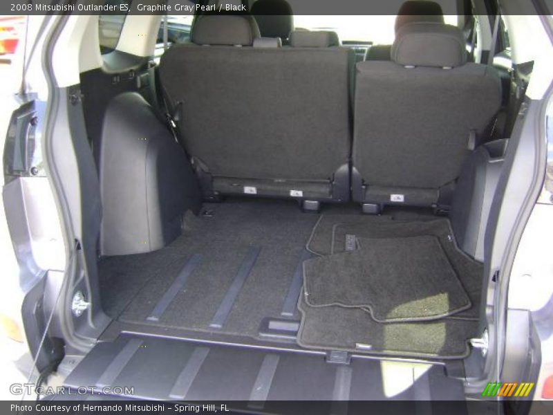 Graphite Gray Pearl / Black 2008 Mitsubishi Outlander ES