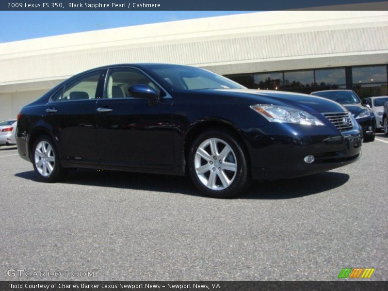Black Sapphire Pearl / Cashmere 2009 Lexus ES 350