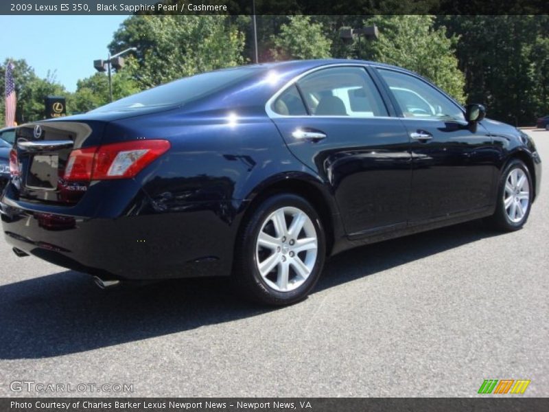 Black Sapphire Pearl / Cashmere 2009 Lexus ES 350