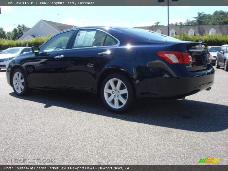 Black Sapphire Pearl / Cashmere 2009 Lexus ES 350